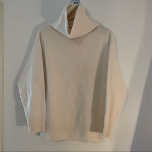 Sandro Paris turtleneck cream sweater